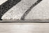 2' X 4' Gray Abstract Dhurrie Area Rug